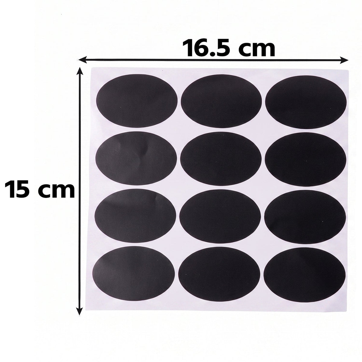 Erasable chalkboard stickers for spice jars and storage