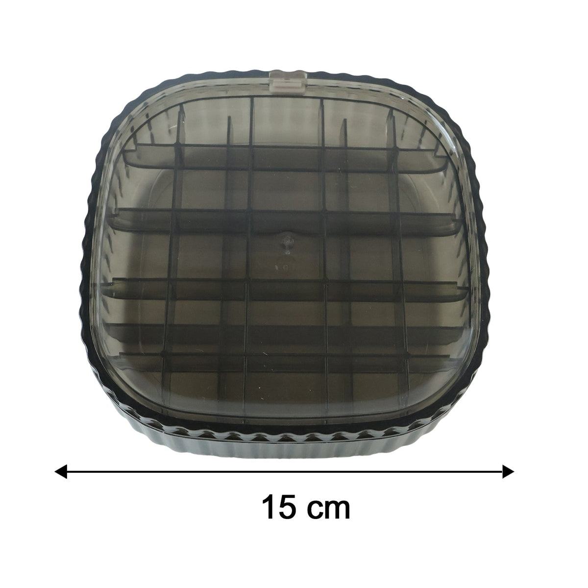 Bead and craft storage box with adjustable sections